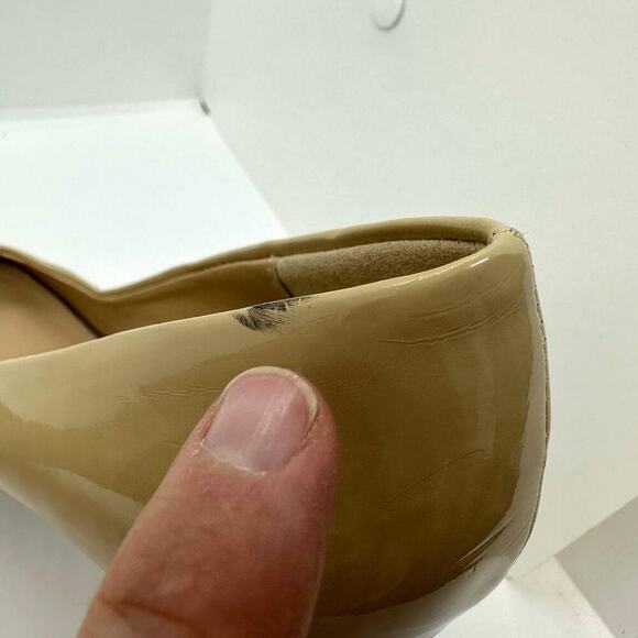 Mootsies Tootsies Peep Toe Nude Color Low Heel Open Toe heels size 8 - Picture 4 of 10